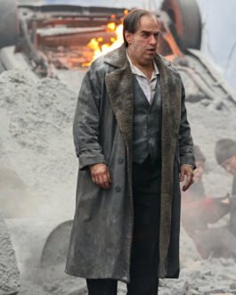 The Penguin Oz Cobb Shearling Coat