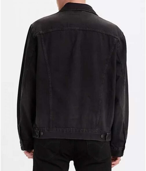 Virgin River Colin Lawrence Black Denim Jacket - Image 3