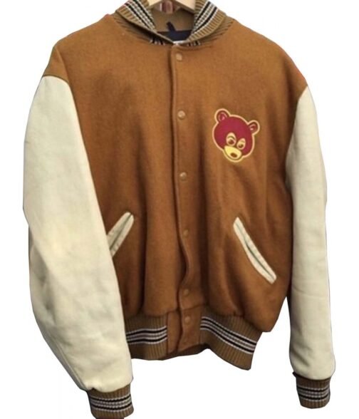 The College Dropout Kanye West Varsity Jacket - Image 6
