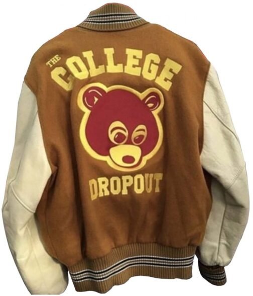 The College Dropout Kanye West Varsity Jacket - Image 5