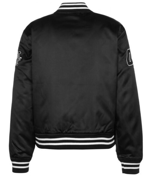 Varsity FUBU College Satin Jacket - Image 6