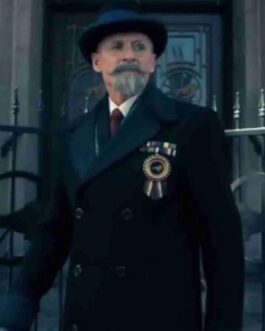 The Umbrella Academy Season 3 Colm Feore Black Wool Coat