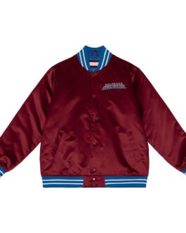 Colorado Avalanche Maroon Heavyweight Satin Jacket