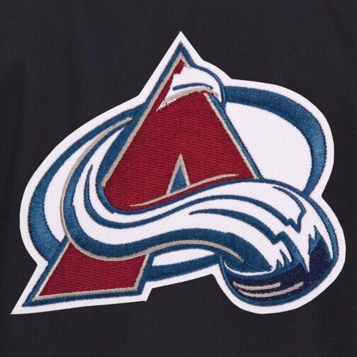 Colorado Avalanche Workwear Navy Cotton Jacket - Image 3