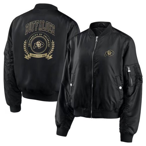 Colorado Buffaloes Black Bomber Full-Zip Jacket - Image 3