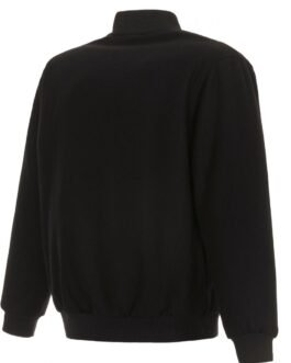 Varsity Colorado Rockies Black Wool Jacket