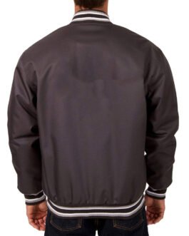 Columbus Blue Jackets Gray Poly Twill Jacket