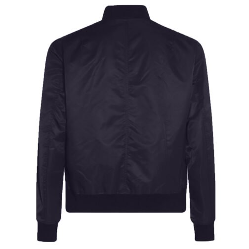 Navy Columbus Blue Jackets Nylon Lightweight Bomber Jacket - Image 2