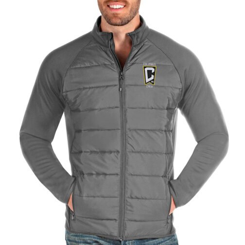 Columbus Crew Black Puffer Jacket - Image 2