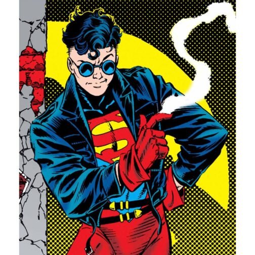 Superboy Comic Leather Jacket - Image 4