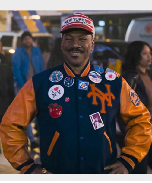 Eddie Murphy Coming 2 America NY Letterman Jacket - Image 2