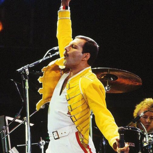 Freddie Mercury Yellow Leather Jacket - Image 9