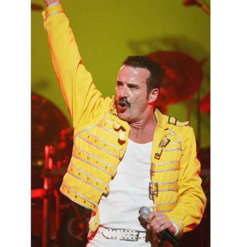 Freddie Mercury Yellow Leather Jacket - Image 7