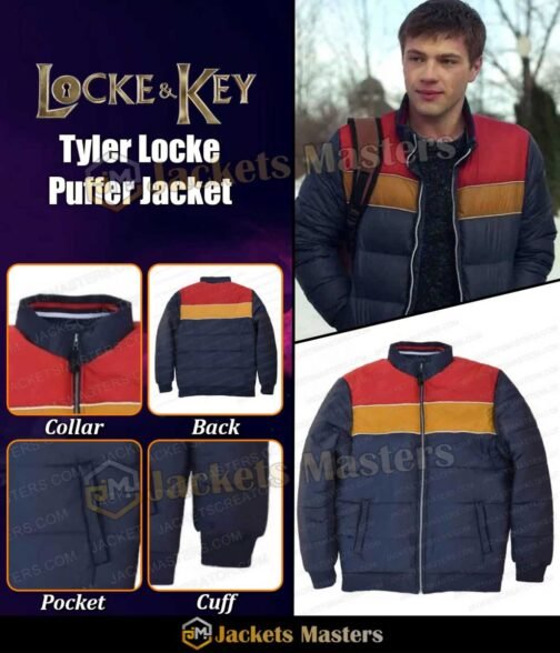Connor Jessup Locke and Key Puffer Jacket - Image 9