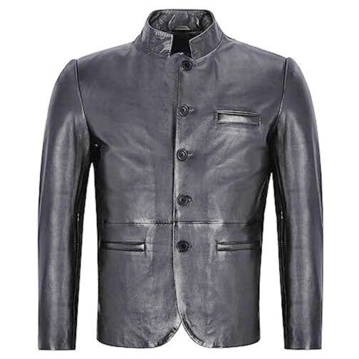Constantine Harold Perrineau Gray Leather Jacket