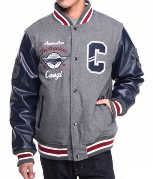 Coogi Tri Nations Australian Letterman Jacket - Image 2