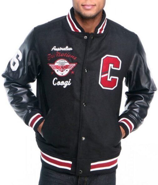 Coogi Tri Nations Australian Letterman Jacket - Image 3