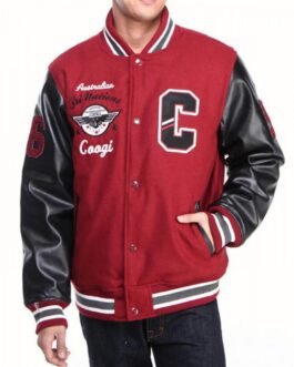 Coogi Tri Nations Australian Letterman Jacket