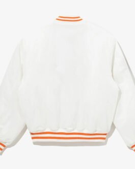 Cooperstown New York Mets Chrome White Jacket