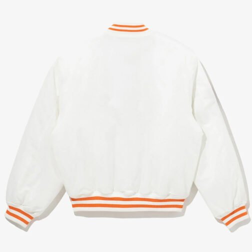 Cooperstown New York Mets Chrome White Jacket - Image 2