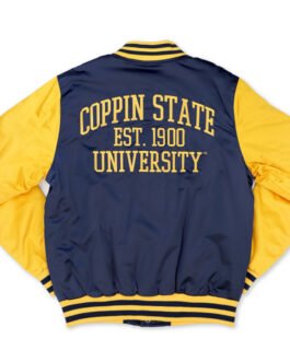 Coppin State Eagles Navy and Gold Jacket