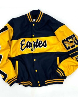 Coppin State Eagles Ole Skool Letterman Jacket