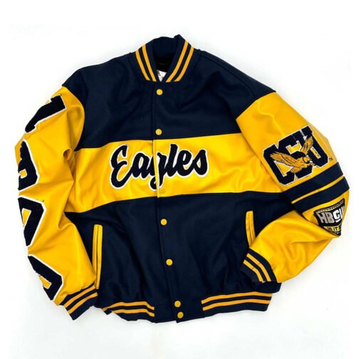 Coppin State Eagles Ole Skool Letterman Jacket