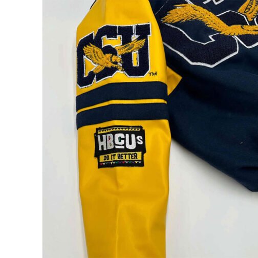 Coppin State Eagles Ole Skool Letterman Jacket - Image 3