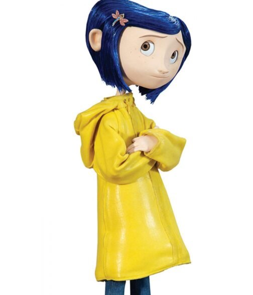 Coraline Jones Yellow Coat with Hood - Image 2