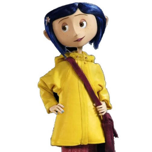 Coraline Jones Yellow Coat with Hood - Image 10
