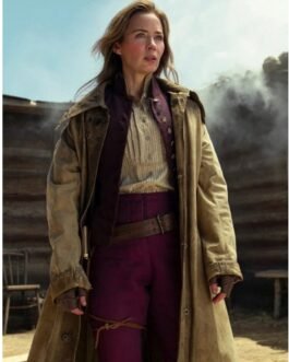 The English Emily Blunt Beige Coat