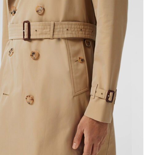 Cotton Mid-Length Trench Coat - Image 5