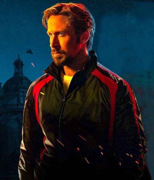 Ryan Gosling The Gray Man Black Jacket - Image 2