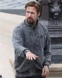 Ryan Gosling The Gray Man Grey Jacket