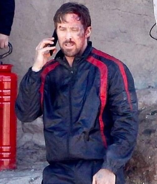 Ryan Gosling The Gray Man Black Jacket - Image 13
