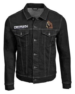 Denim Halloween Creepshow Black Jacket