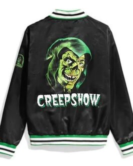 Creepshow Halloween Retro Satin Jacket
