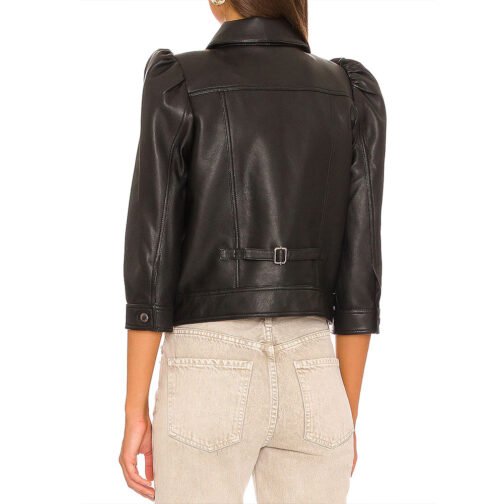 Marg Helgenberger CSI Vegas S02 Black Leather Jacket - Image 3