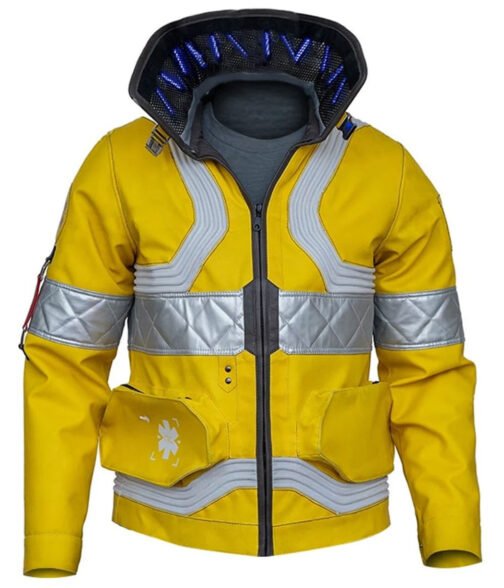 Cyberpunk 2077 David Martinez Yellow Leather Jacket
