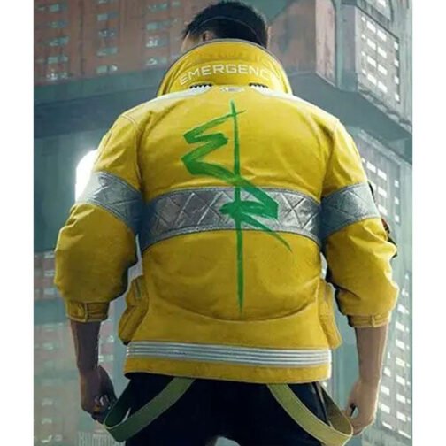 Cyberpunk 2077 David Martinez Yellow Leather Jacket - Image 4