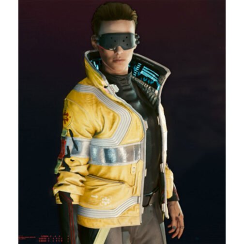 Cyberpunk 2077 David Martinez Yellow Leather Jacket - Image 6