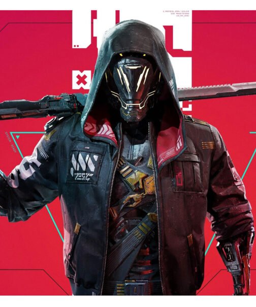 Ghost Runner Cyberpunk Ninja Hoodie - Image 2