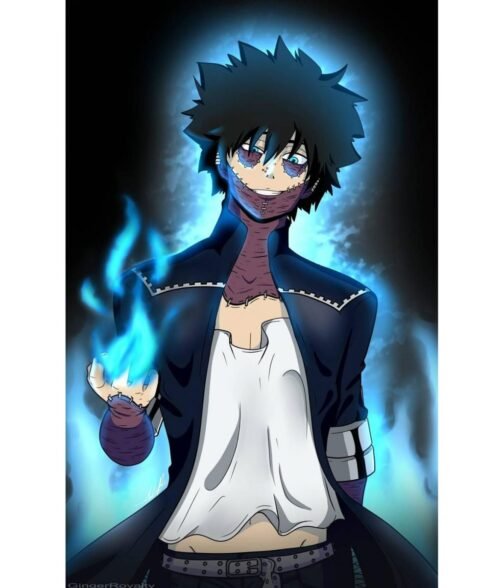 Dabi My Hero Academia Leather Coat - Image 15