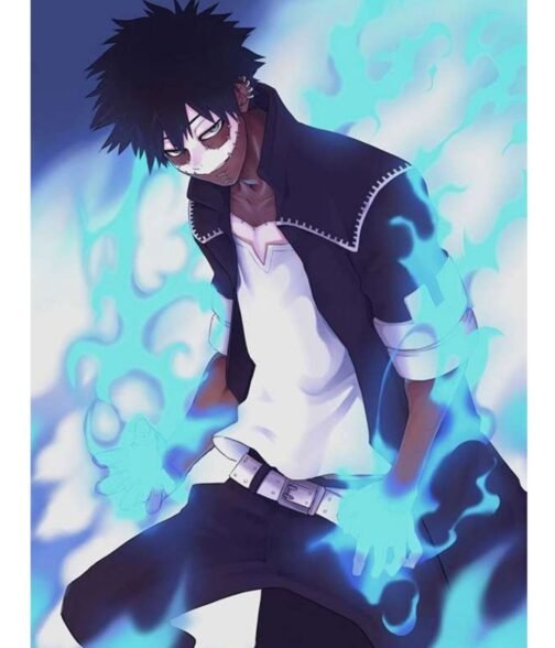 Dabi My Hero Academia Leather Coat - Image 14