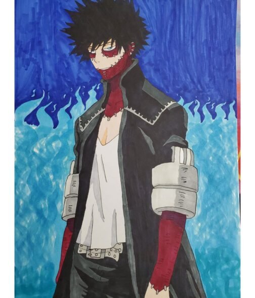 Dabi My Hero Academia Leather Coat - Image 10