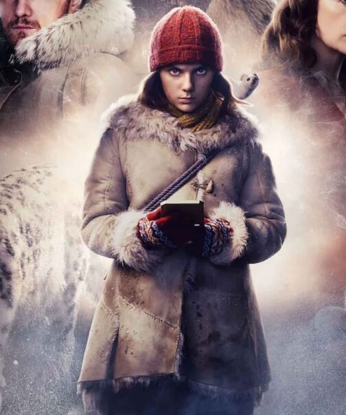 His Dark Materials Dafne Keen Shearling Coat - Image 4