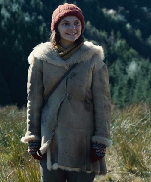 His Dark Materials Dafne Keen Shearling Coat - Image 2
