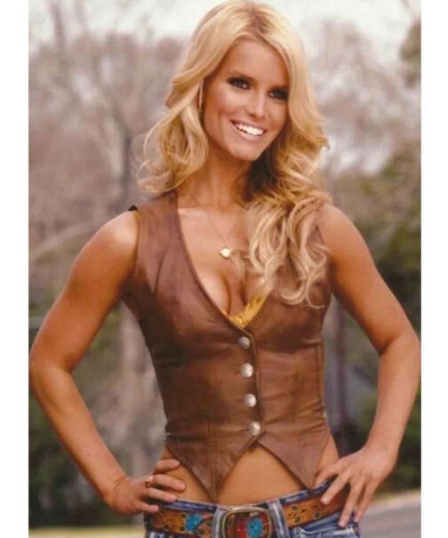 Catherine Bach The Dukes of Hazzard Leather Vest - Image 8