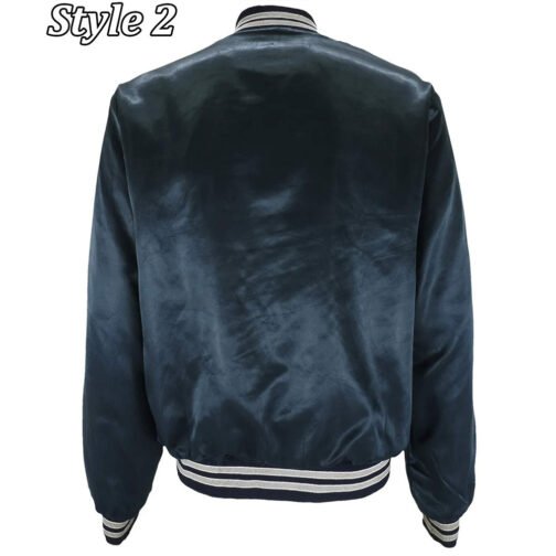 Dallas Cowboys 1990’s Satin Navy Blue Jacket - Image 4