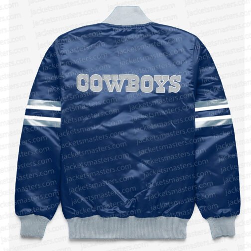 Dallas Cowboys Button Down Navy Jacket - Image 2